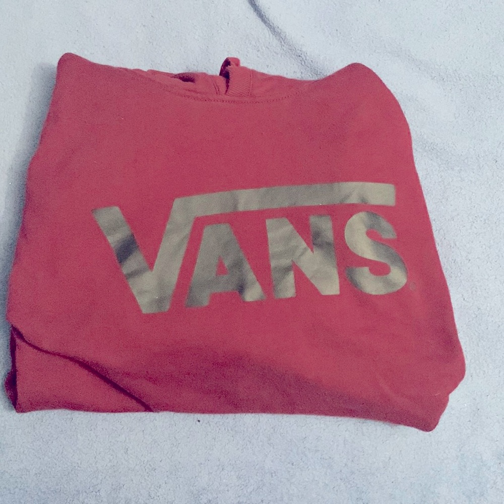 Vans sweater, dark red/wine red, XL, Men